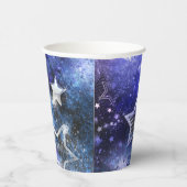 Gobelets En Papier Arrière - plan spatial avec étoiles (Droite)