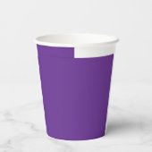 Gobelets En Papier arrière - plan violet avec bordure blanche (Verso)