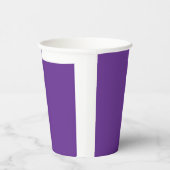 Gobelets En Papier arrière - plan violet avec bordure blanche (Droite)