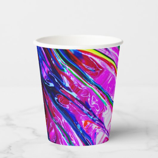 Gobelets En Papier Art abstrait (Recto)