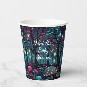 Gobelets En Papier Art d'Imaginaire Floral Spray personnalisé