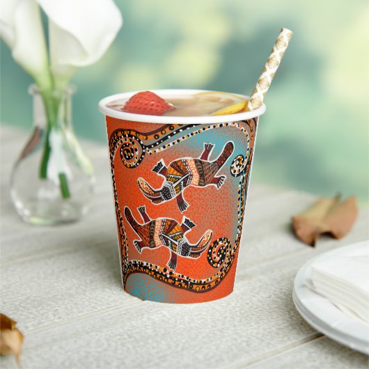 GOBELETS EN PAPIER ART DU PLATYPUS         (Insitu)