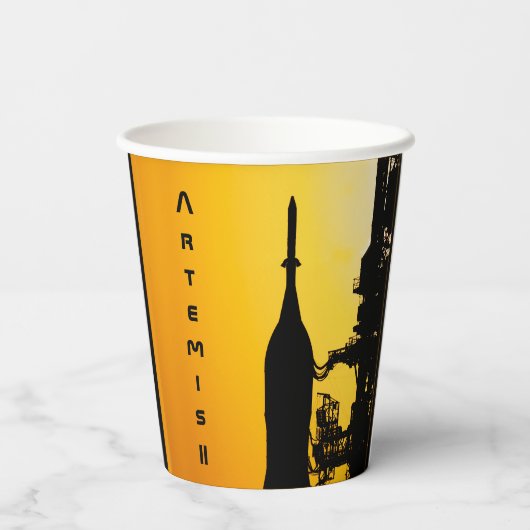 Gobelets En Papier Artemis II to Launch Pad (Verso)