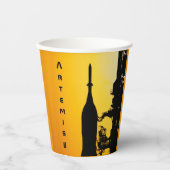 Gobelets En Papier Artemis II vers la plateforme de lancement (Recto)