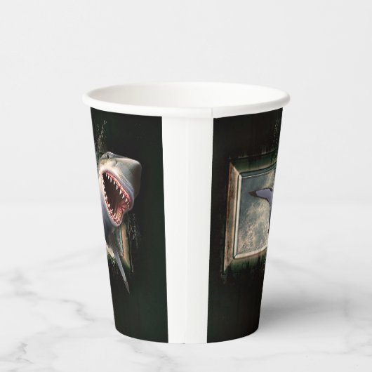 Gobelets En Papier Artsy Shark (Droite)