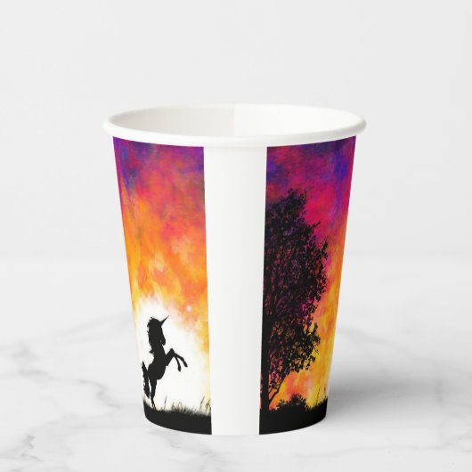 Gobelets En Papier Artsy Unicorn (Gauche)