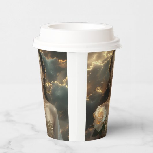 Gobelets En Papier Asian Beauty With White Rose (Droite)