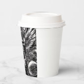 Gobelets En Papier Assistant dans la contemplation tasses de café pap (Gauche)