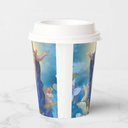 Gobelets En Papier Assomption religieuse de Marie Anges catholique (Droite)