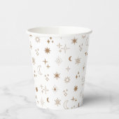 Gobelets En Papier Astrologie Star Motif (Gauche)