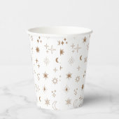 Gobelets En Papier Astrologie Star Motif (Droite)
