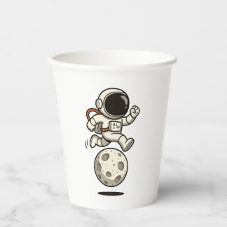 Gobelets En Papier Astronaut