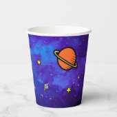 Gobelets En Papier Astronaut & Lune (Verso)