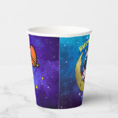 Gobelets En Papier Astronaut & Lune (Droite)