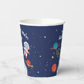 Gobelets En Papier Astronaut vaisseau spatial Rockship (Gauche)