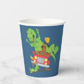 Gobelets En Papier Attaque Scooby Doo T-Rex (Recto)