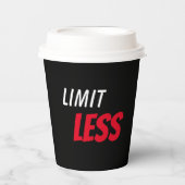 Gobelets En Papier Attitude positive positive sans limite (Recto)