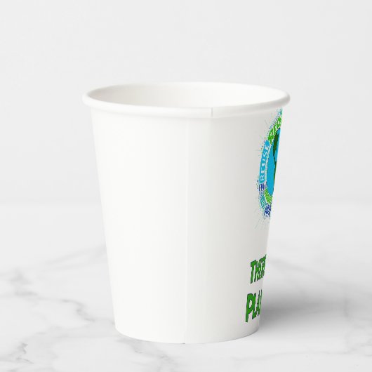 Gobelets En Papier aucune planète B (Droite)