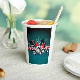 Gobelets En Papier Audio haut-parleurs musicaux