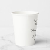 Gobelets En Papier Aunt & Niece Quote – Side By Side or Miles Apart (Droite)
