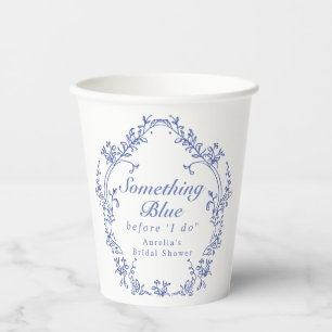 Gobelets En Papier AURELIA Chinoiserie Something Blue Enterrement de 
