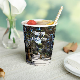 Gobelets En Papier Australian Wallaby Road, tasses de papier