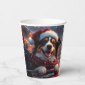 Gobelets En Papier Australie Kelpie Dog Roller Dessous de verre Noël (Verso)