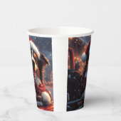 Gobelets En Papier Australie Kelpie Dog Roller Dessous de verre Noël (Gauche)