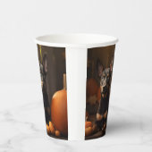 Gobelets En Papier Australien Kelpie Puppy Citrouille de plaisir d'au (Droite)