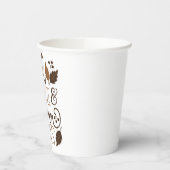 Gobelets En Papier Automne Breeze Feuilles d'automne (Gauche)