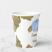 Gobelets En Papier Automne Genre Révéler Petit Thème Citrouille (Recto)