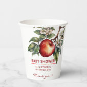 Gobelets En Papier Automne Harvest Pomme Succursale Baby shower Flora (Recto)