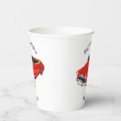 Gobelets En Papier Automobile classique rouge 1948 (Droite)