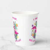 Gobelets En Papier Avec texte Summer Pickleball 🤩 Fête Tropicale (Droite)