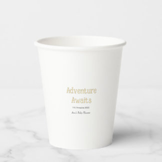Gobelets En Papier Aventure attendue faire-part de naissance ajouter