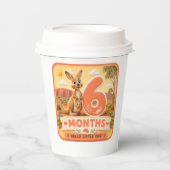 Gobelets En Papier Aventure des 6 mois de bébé (Recto)