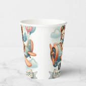 Gobelets En Papier Avion Boy Bear 1ère fête d'anniversaire (Droite)