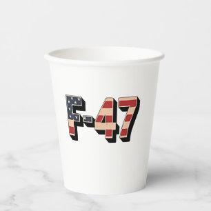 Gobelets En Papier Avion de chasse F47 Maga F-47 Jet