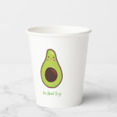 Gobelets En Papier Avo Good Day Happy Avocado (Verso)