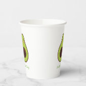 Gobelets En Papier Avo Good Day Happy Avocado (Gauche)