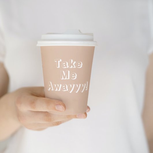 Gobelets En Papier Away Quote l Coffee Shop Business