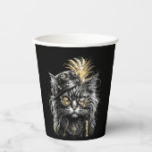 Gobelets En Papier Awesome Steampunk Cat  (Recto)