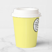 Gobelets En Papier Azoréen Parler Mme Penguin Personnalisée (Droite)