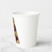 Gobelets En Papier Aztec Navajo Pattern Letter A (Gauche)