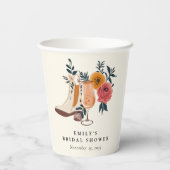 Gobelets En Papier Ba & Bulles Mariage Occidental Western (Verso)