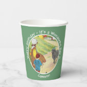 Gobelets En Papier Baa, Baa, Black Sheep Anniversaire Collection (Verso)