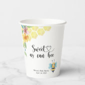 Gobelets En Papier Baby Bee - doux comme peut être (Verso)