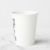 Gobelets En Papier Baby Cat Plaid Premier anniversaire Personnaliser  (Gauche)