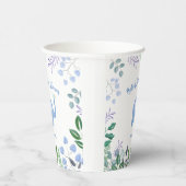 Gobelets En Papier Baby Elephant Chanson Baby shower d'oiseaux (Droite)