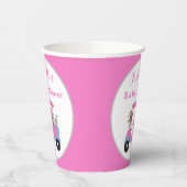 Gobelets En Papier Baby Girl Golfing Elephant & Monkey Douche (Gauche)